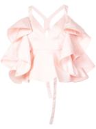 Rosie Assoulin Ruffled Blouse - Pink