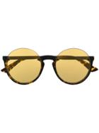 Mcq Alexander Mcqueen Tortoiseshell Frame Sunglasses - Brown