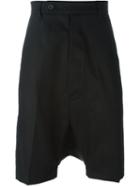 Rick Owens Tailored Drop Crotch Shorts