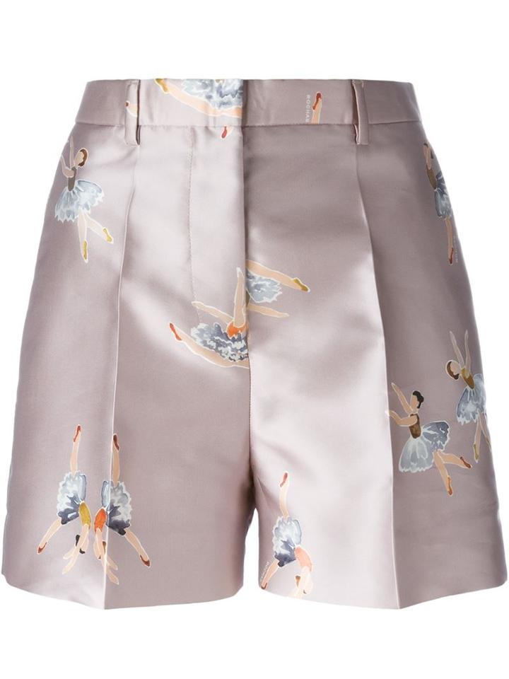 Rochas Ballerina Print Shorts