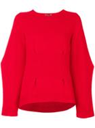 Alexander Mcqueen Cashmere Knitted Jumper - Red