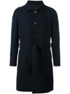 Paltò 'bartolomeo' Coat, Men's, Size: 48, Blue, Acrylic/viscose/cotton/other Fibers