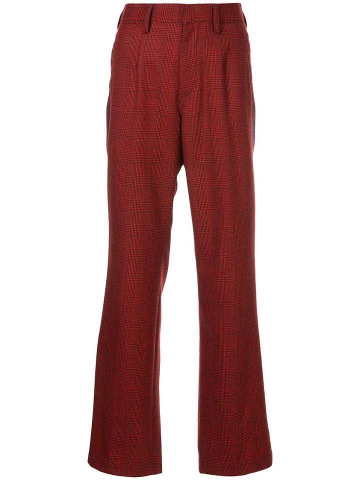 Kolor Checked Flared Trousers