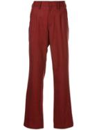 Kolor Checked Flared Trousers