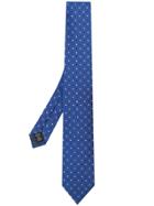Ermenegildo Zegna Drop Motif Jacquard Tie - Blue