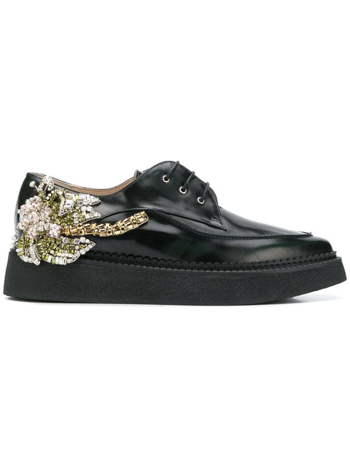 No21 Crystal Embellished Shoes - Black
