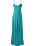 Emannuelle Junqueira Lace Party Dress, Women's, Size: 40, Blue, Cotton/polyamide