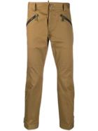 Dsquared2 Cropped Zip Trousers - Brown