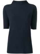 Fabiana Filippi Ribbed Knit Top - Blue