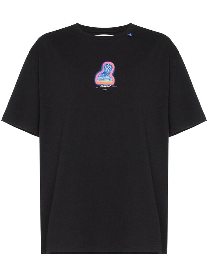 Off-white Thermo Man Print T-shirt - Black