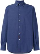 Mp Massimo Piombo - Plain Shirt - Men - Cotton/polyester - 42, Blue, Cotton/polyester