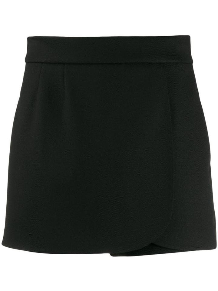 Red Valentino Layered Short Shorts - Black