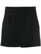Red Valentino Layered Short Shorts - Black