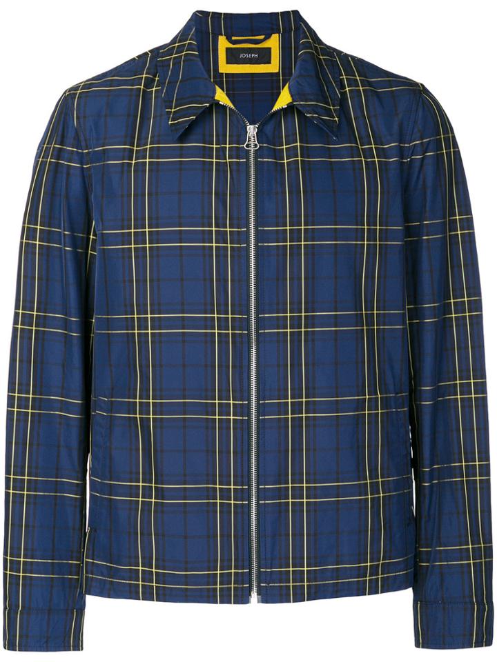 Joseph Plaid Shirt Jacket - Blue