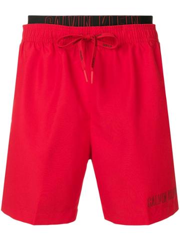 Calvin Klein Underwear Shell Swim Shorts - Red