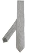 Dell'oglio Square Pattern Tie - Grey