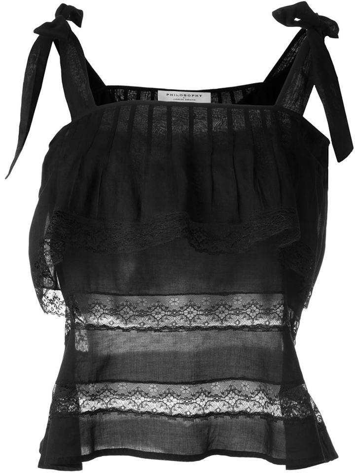 Philosophy Di Lorenzo Serafini Lace Insert Top