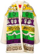 Jc De Castelbajac Vintage Graphic Printed Oversized Jacket, Women's, Size: Medium