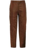 Nina Ricci Cropped Straight Trousers - Brown