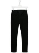 Dondup Kids Teen Animal Print Trousers - Black