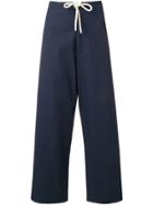 Sara Lanzi Drawstring Waist Trousers - Blue
