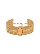 Monet Vintage Pendant Choker - Gold