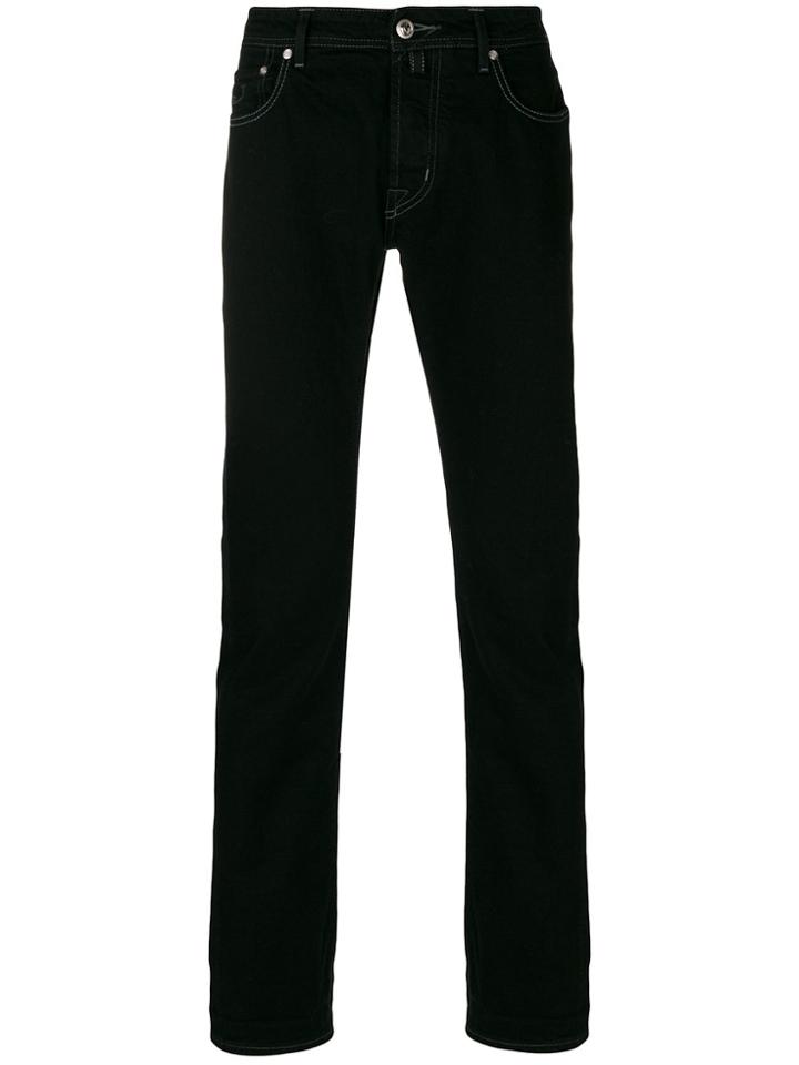 Jacob Cohen Straight-leg Jeans - Black