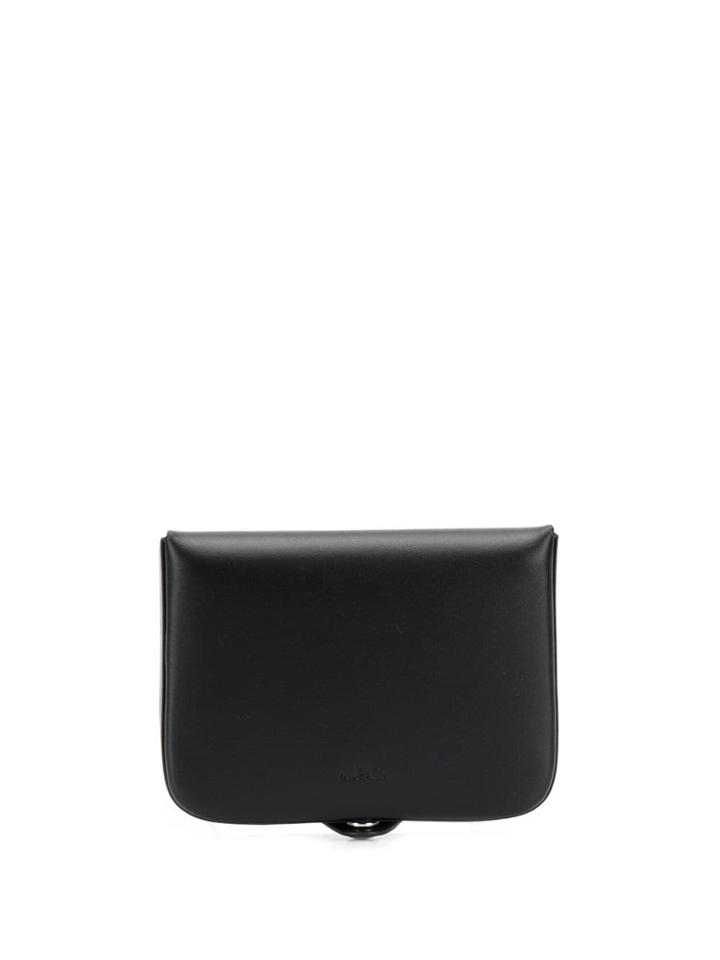 A.p.c. Snap Fastening Wallet - Black