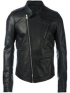 Rick Owens Stooges Jacket, Men's, Size: 48, Black, Calf Leather/cupro/cotton/polyester