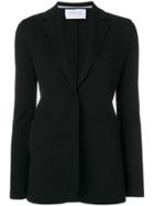 Harris Wharf London Front Button Blazer - Black