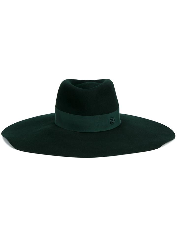 Maison Michel 'elodie' Hat - Green