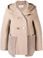 Dorothee Schumacher Hooded Coat - Nude & Neutrals
