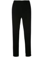 Alberto Biani - Slim-fit Trousers - Women - Silk - 40, Black, Silk