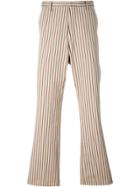 Romeo Gigli Vintage Striped Trousers - Nude & Neutrals