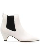 Sam Edelman Chelsea Ankle Boots - White