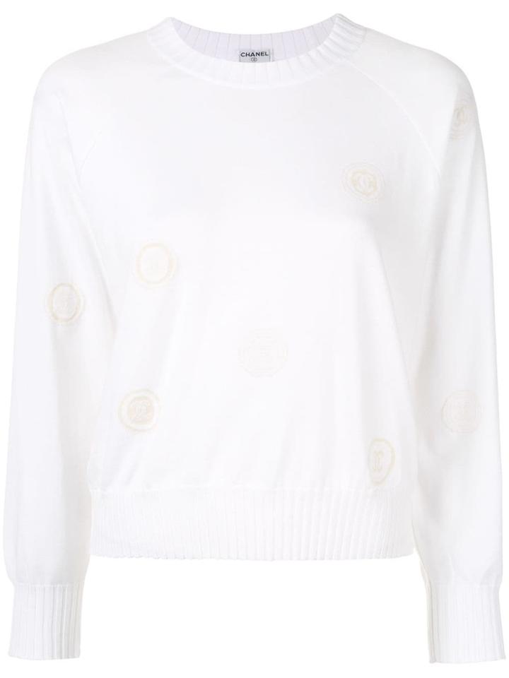 Chanel Vintage Long Sleeve Tops - White