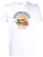 Dirk Bikkembergs Logo Graphic Print T-shirt - White