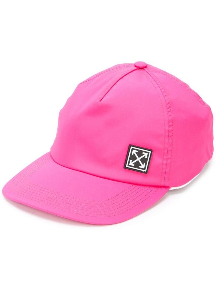 Off-white Arrows Logo Patch Cap - Pink