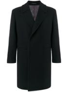 Emporio Armani Classic Overcoat - Black