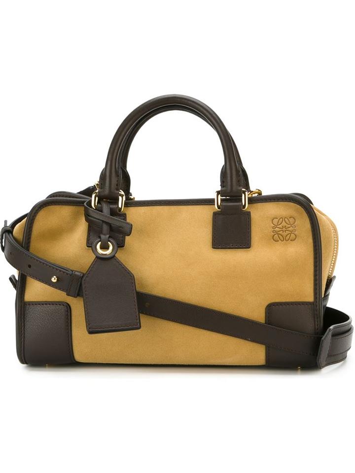 Loewe 'amazona 28' Tote, Women's, Nude/neutrals, Leather/suede