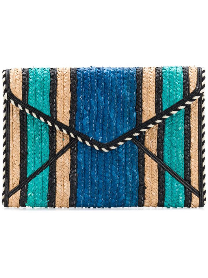 Rebecca Minkoff Leo Striped Clutch - Multicolour