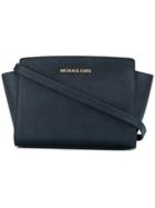 Michael Michael Kors Medium 'selma' Crossbody Bag - Blue