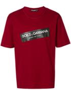 Dolce & Gabbana Branded T-shirt - Red