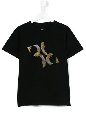 Billionaire Kids Printed T-shirt, Boy's, Size: 14 Yrs, Black