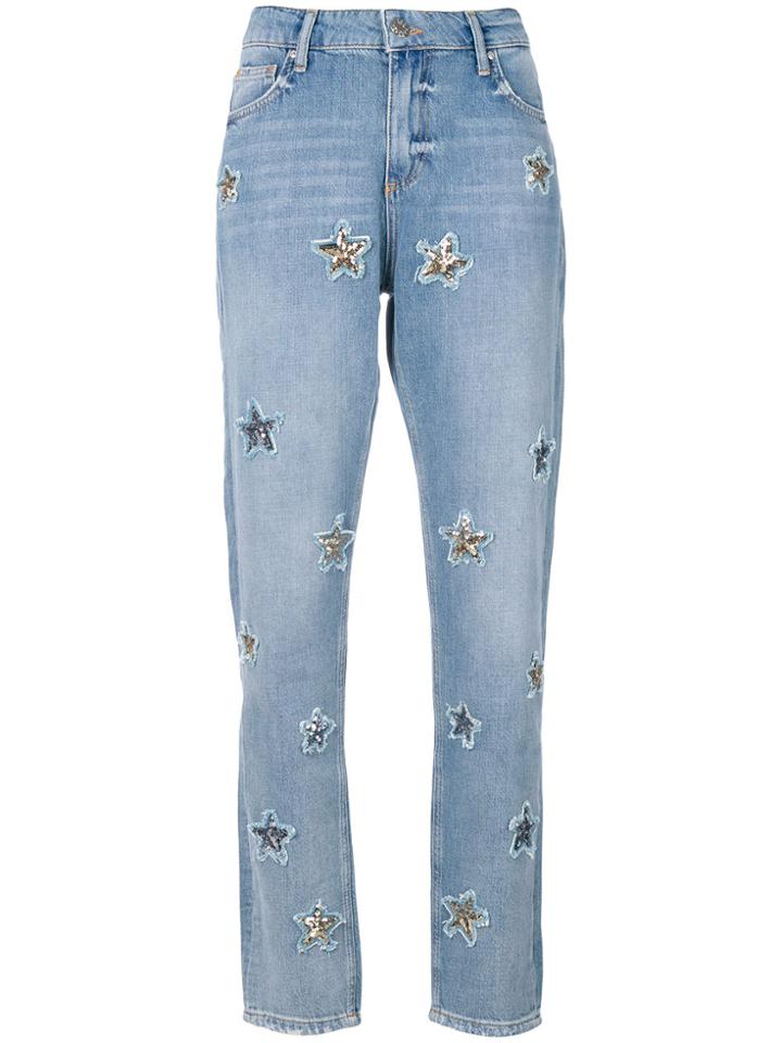 Zoe Karssen Embellished Stars Jeans - Blue