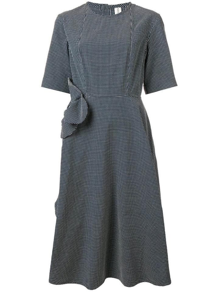 Roberts Wood Printed Midi Dress - Blue