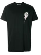 Givenchy Floral Embroidered T-shirt - Black