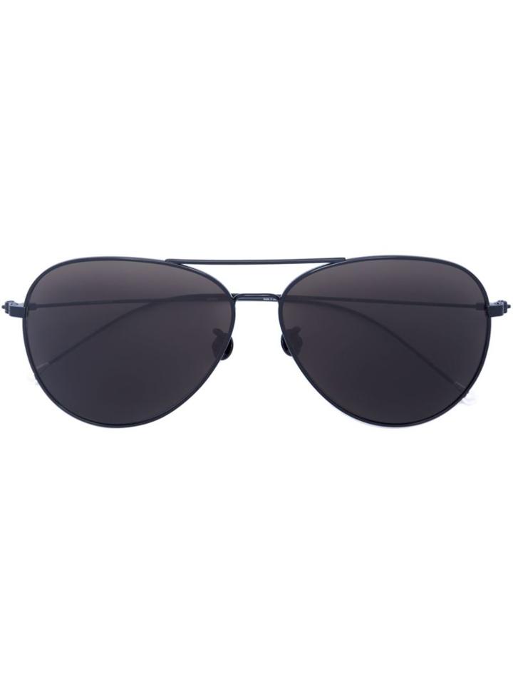 Linda Farrow Aviator Sunglasses, Women's, Black, Acetate