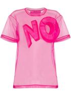 Victor & Rolf No-appliqué Mesh T-shirt - Pink
