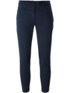 Dondup Cropped Trousers, Women's, Size: 31, Blue, Cotton/spandex/elastane